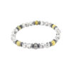 Sesame & Yellow Jasper beads Bracelet