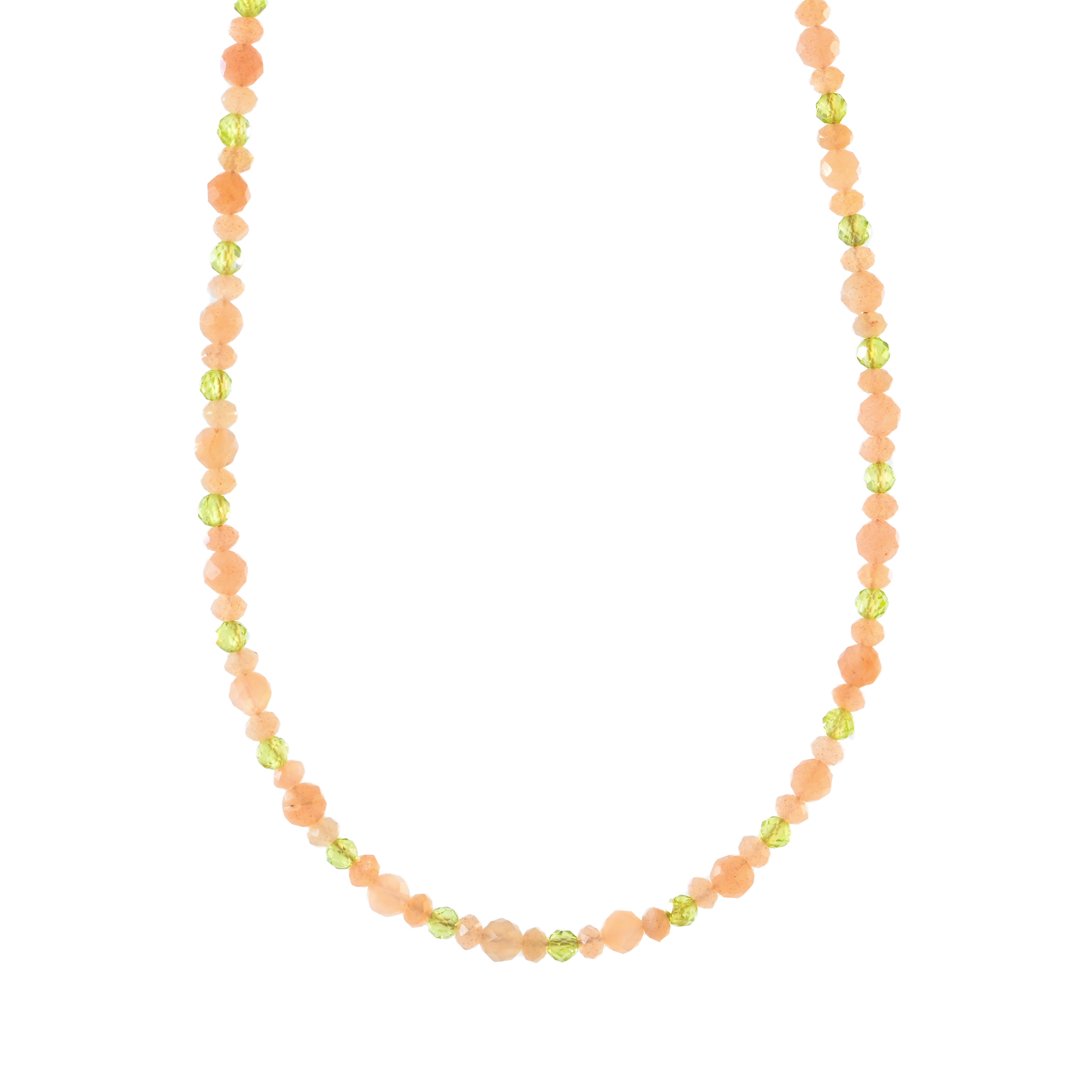 Sunstone & Peridot Necklace