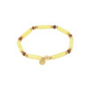 Lemon Jade & Tiger Eyes with Gold Spacer beads Bracelet